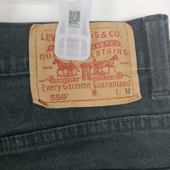 Vintage Womens Levis 550 Black Mom Jeans - Picture 4 of 5